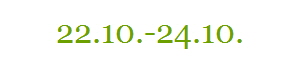 22.10.-24.10.