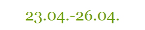 23.04.-26.04.