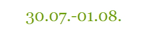 30.07.-01.08.